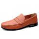 Men's microfiber casual small leather shoes trend driving Loafers large size men's shoes