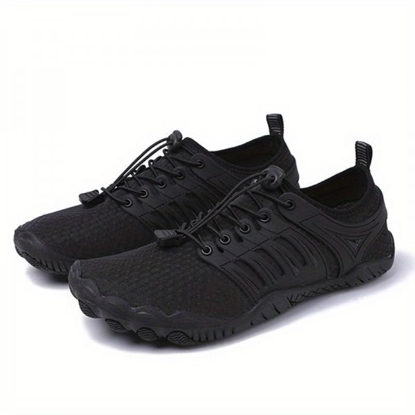 Men's Barefoot Aqua Shoes: Mesh Breathable Lightweight Sneakers for Running, Walking, Hiking, Fishing, and Trekking