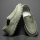 Shoes Men's Fall Casual One Foot Stirrup Cloth Shoes Fashion Flat Bean Shoes Lazy Slippers Canvas Shoes Men's Shoes