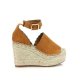 Chlo%C3%A9 Lauren Suede Espadrille Wedges