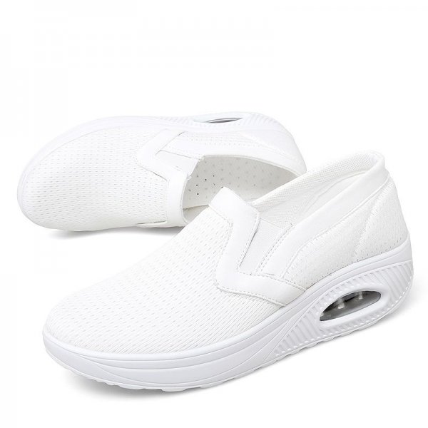 Women's Air Cushioned Sneakers: Breathable, Non-slip, Slip On Sports Shoes for Comfort and Style!